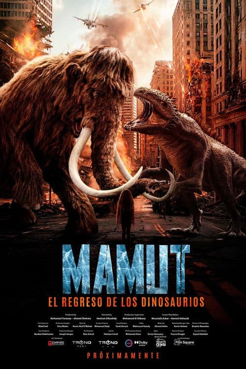 Póster de Mamut Regreso de los Dino